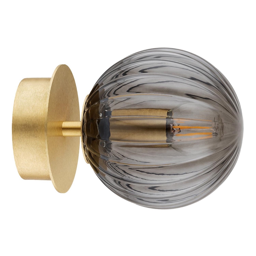 Argon 8510 - Væglampe PALOMA 1xE14/7W/230V guldfarvet/sort