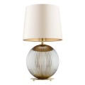 Argon 8530 - Bordlampe HAMILTON 1xE27/15W/230V 54 cm cremefarvet/grå