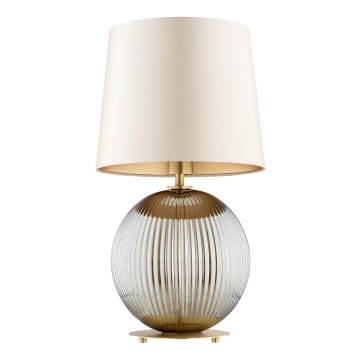Argon 8530 - Bordlampe HAMILTON 1xE27/15W/230V 54 cm cremefarvet/grå