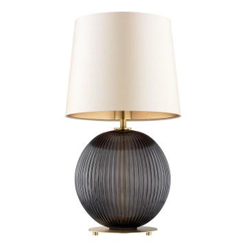 Argon 8538 - Bordlampe HAMILTON 1xE27/15W/230V 54 cm cremefarvet/sort