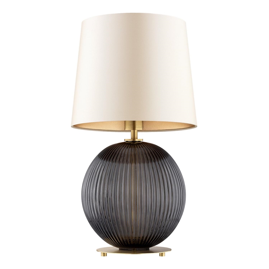 Argon 8538 - Bordlampe HAMILTON 1xE27/15W/230V 54 cm cremefarvet/sort