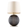 Argon 8538 - Bordlampe HAMILTON 1xE27/15W/230V 54 cm cremefarvet/sort