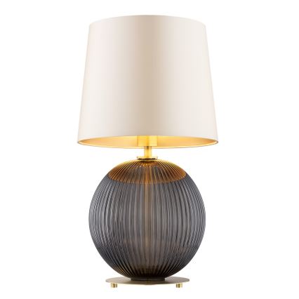 Argon 8538 - Bordlampe HAMILTON 1xE27/15W/230V 54 cm cremefarvet/sort