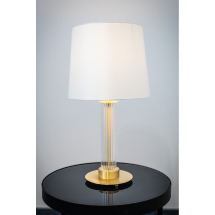 Argon 8540 - Bordlampe HAMPTON 1xE27/15W/230V 57 cm hvid