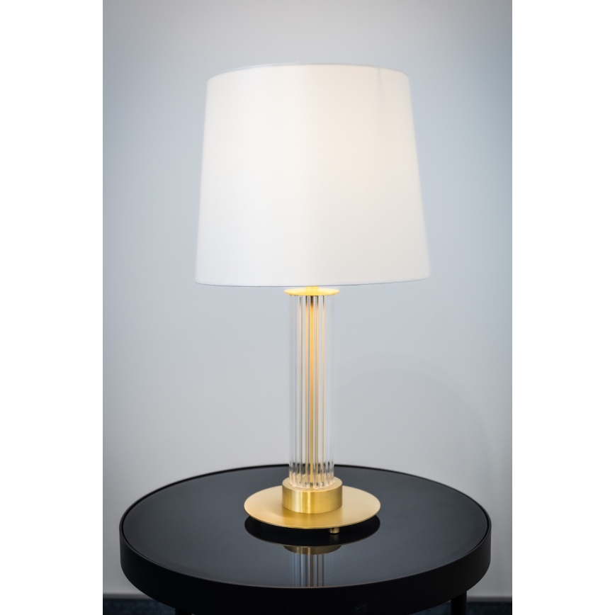 Argon 8540 - Bordlampe HAMPTON 1xE27/15W/230V 57 cm hvid