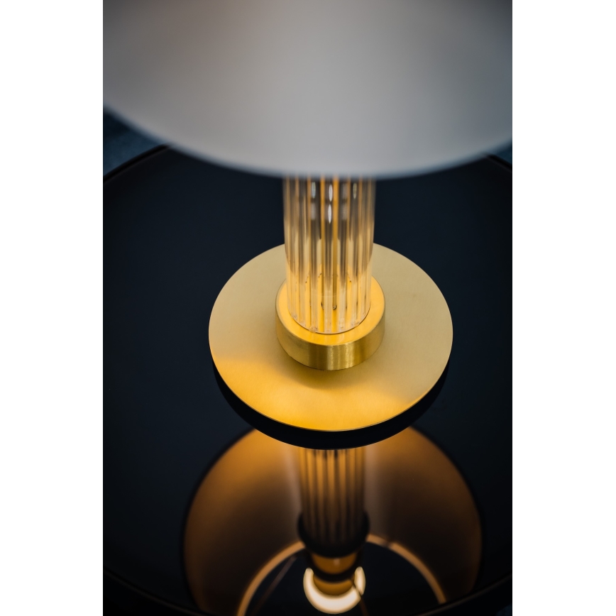 Argon 8540 - Bordlampe HAMPTON 1xE27/15W/230V 57 cm hvid