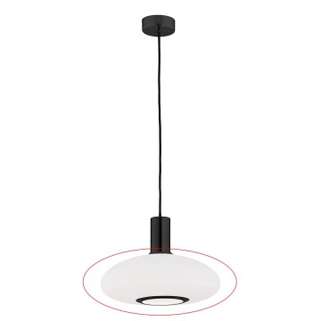 Argon 8565 - Erstatningsglas til lysekronen SAGUNTO PLUS E27