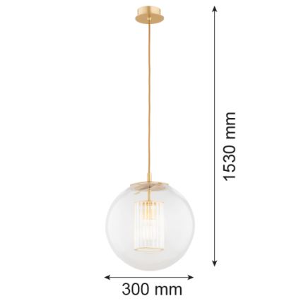 Argon 8626 - Pendel HAMPTON 1xE27/15W/230V