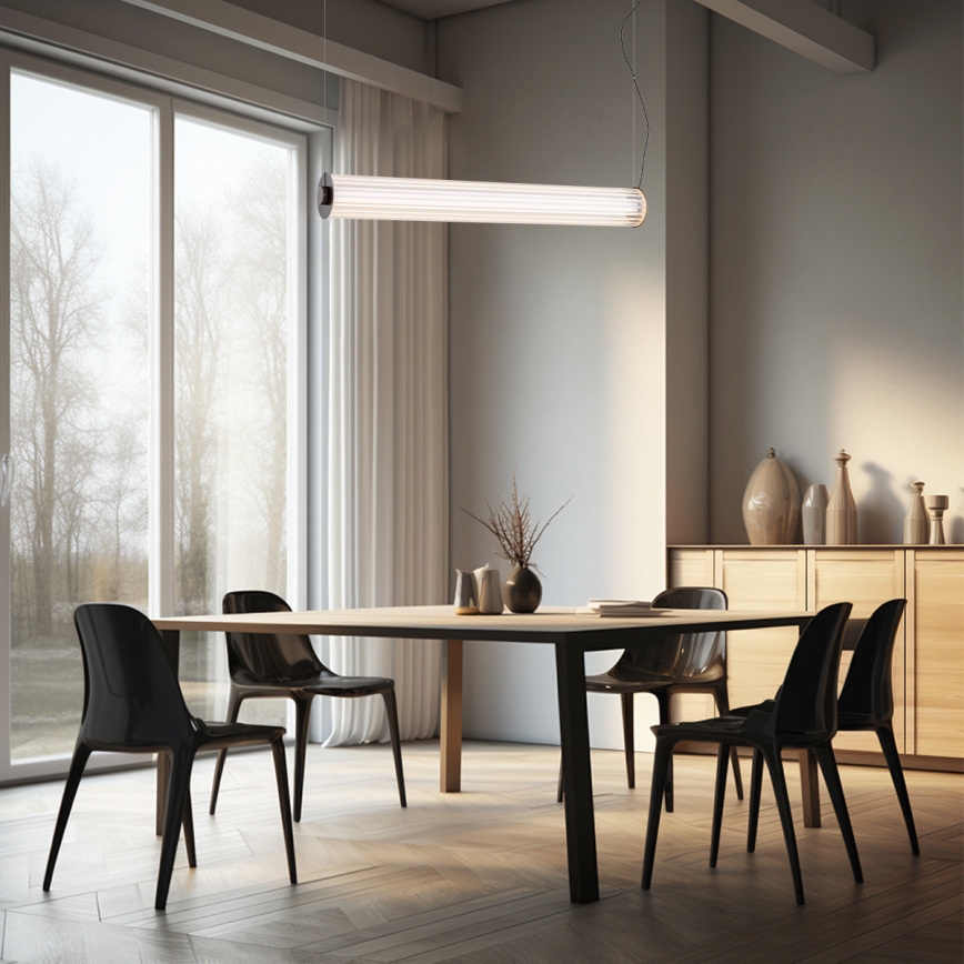 Argon 8628 - LED pendel HAMPTON LED/60W/230V 3000K 80 cm sort