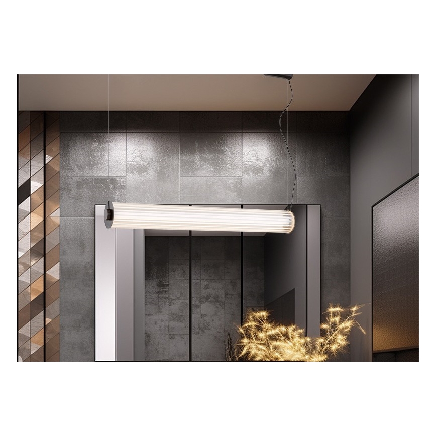 Argon 8628 - LED pendel HAMPTON LED/60W/230V 3000K 80 cm sort