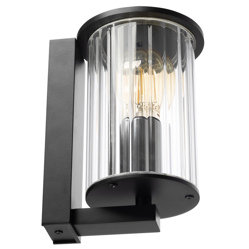 Argon 8748 - Udendørs væglampe NORFOLK 1xE27/15W/230V IP44 sort