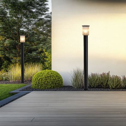 Argon 8750 - Udendørslampe NORFOLK 1xE27/15W/230V IP44 124cm sort