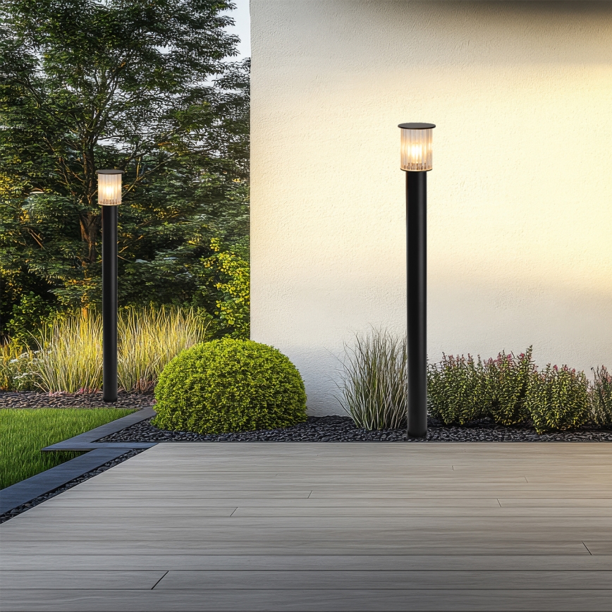 Argon 8750 - Udendørslampe NORFOLK 1xE27/15W/230V IP44 124cm sort