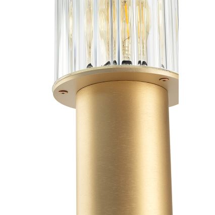 Argon 8753 - Udendørslampe NORFOLK 1xE27/15W/230V IP44 52cm guldfarvet