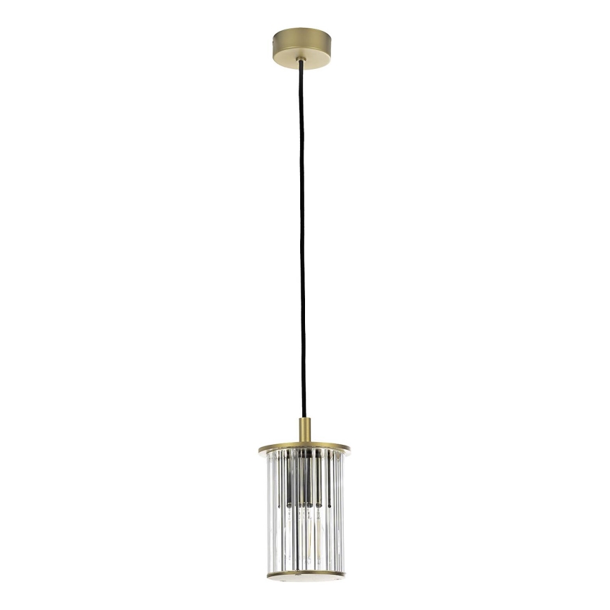 Argon 8755 - Udendørspendel NORFOLK 1xE27/15W/230V IP44 guldfarvet