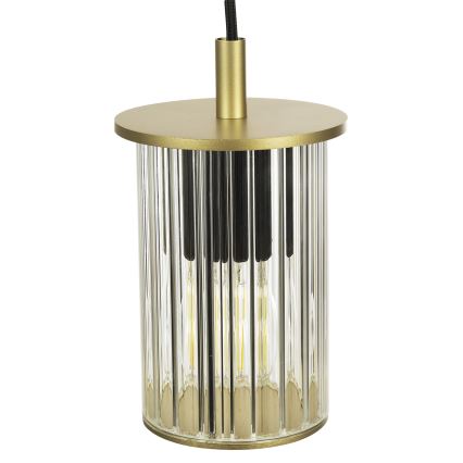 Argon 8755 - Udendørspendel NORFOLK 1xE27/15W/230V IP44 guldfarvet