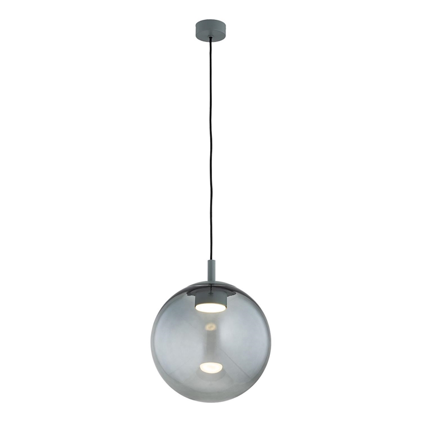 Argon 8830 - Pendel SACRAMENTO 1xGX53/8W/230V grøn/røget