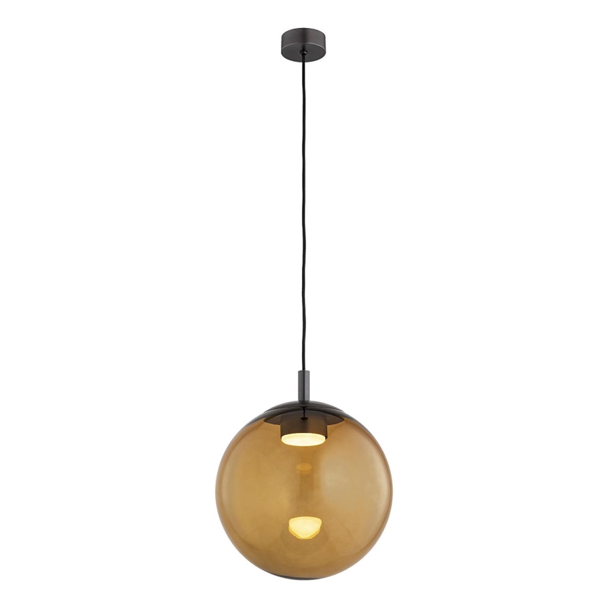 Argon 8831 - Pendel SACRAMENTO 1xGX53/8W/230V brun/røget