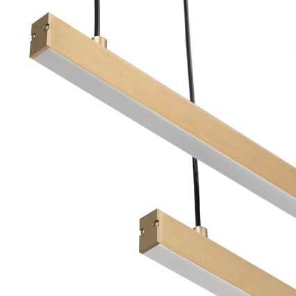 Argon 8839 - LED pendel MIAMI LED/74W/230V 3000K guldfarvet