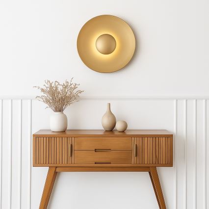 Argon 8865 - LED væglampe BOLTON LED/12,5W/230V 3000K guld