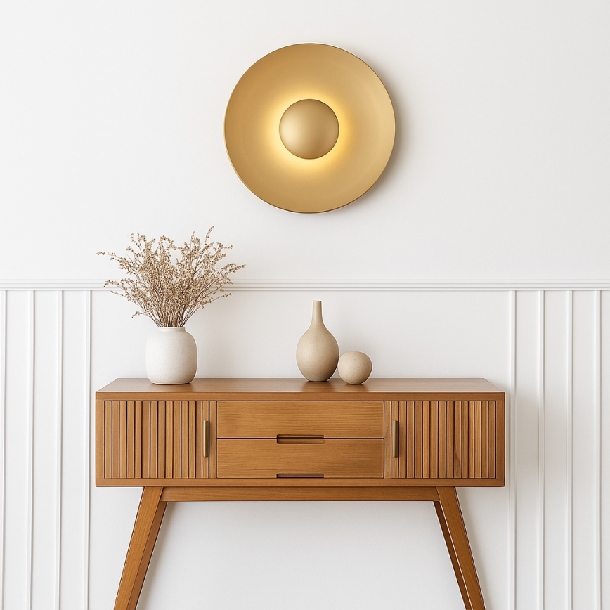 Argon 8865 - LED væglampe BOLTON LED/12,5W/230V 3000K guld