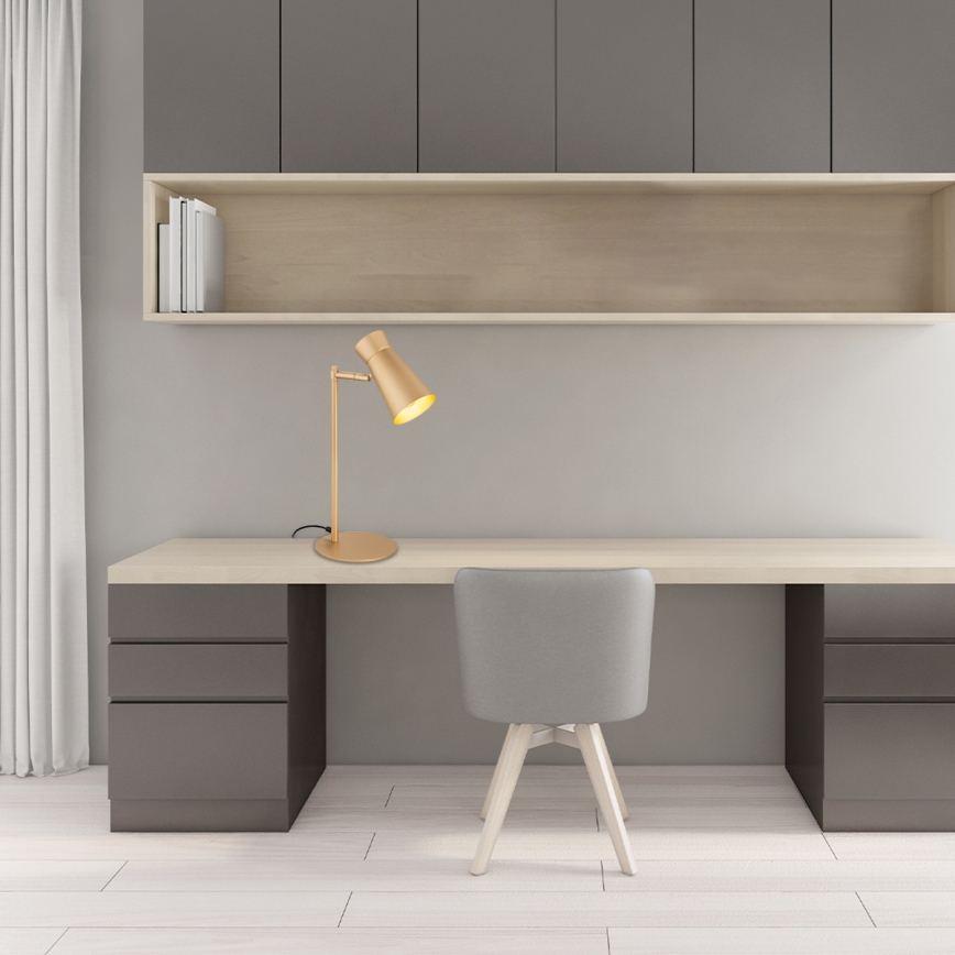 Argon 8874 - Bordlampe LORD 1xE14/7W/230V guldfarvet