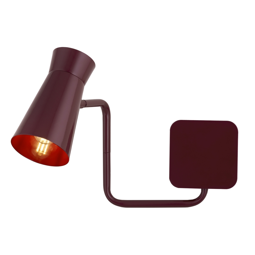 Argon 8881 - Væglampe LORD 1xE14/7W/230V vinrød