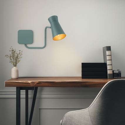 Argon 8883 - Væglampe LORD 1xE14/7W/230V grå