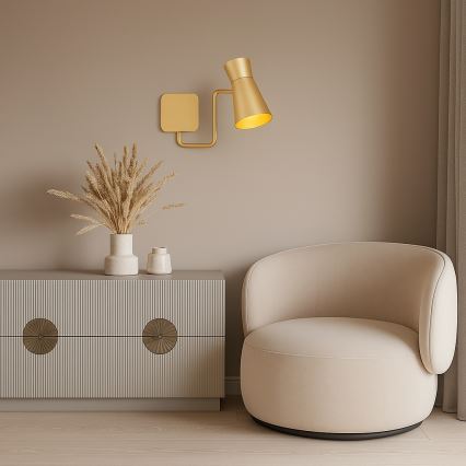 Argon 8884 - Væglampe LORD 1xE14/7W/230V guld