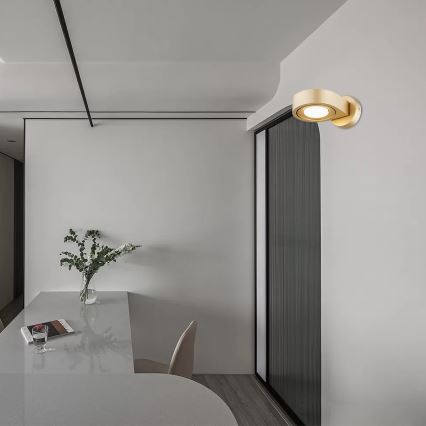 Argon 8899 - Væglampe LOTUS 1xGX53/12W/230V guld