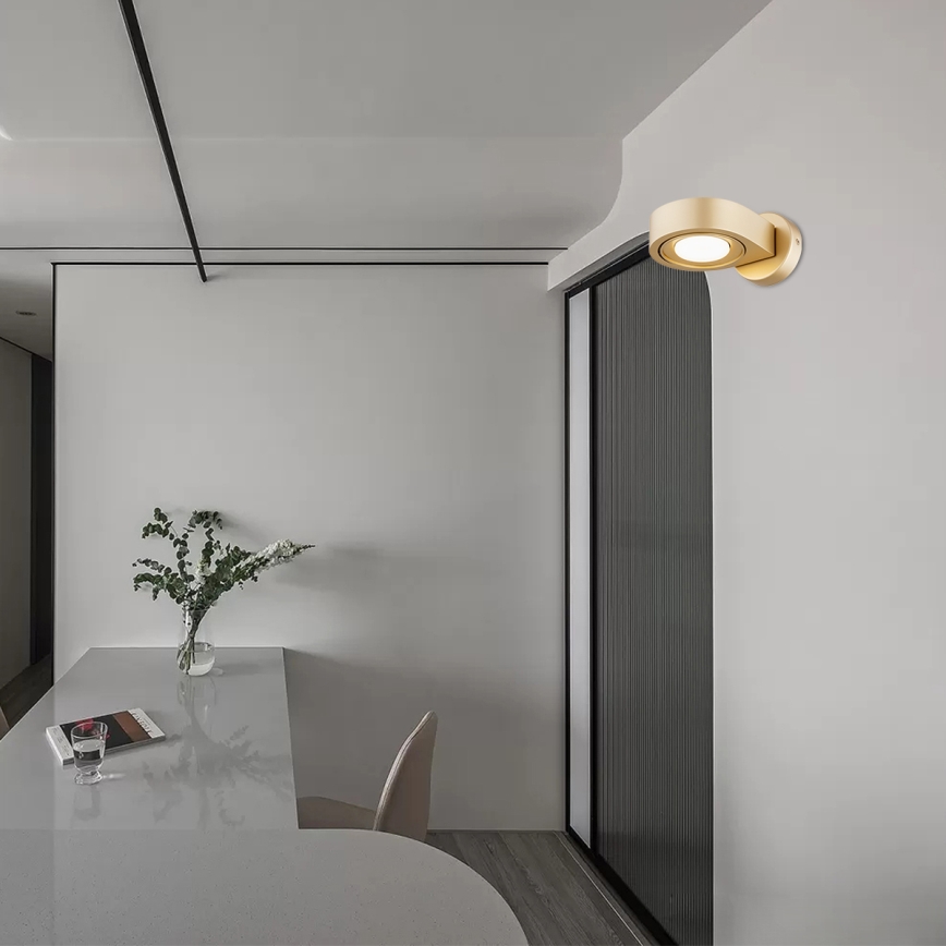 Argon 8899 - Væglampe LOTUS 1xGX53/12W/230V guld