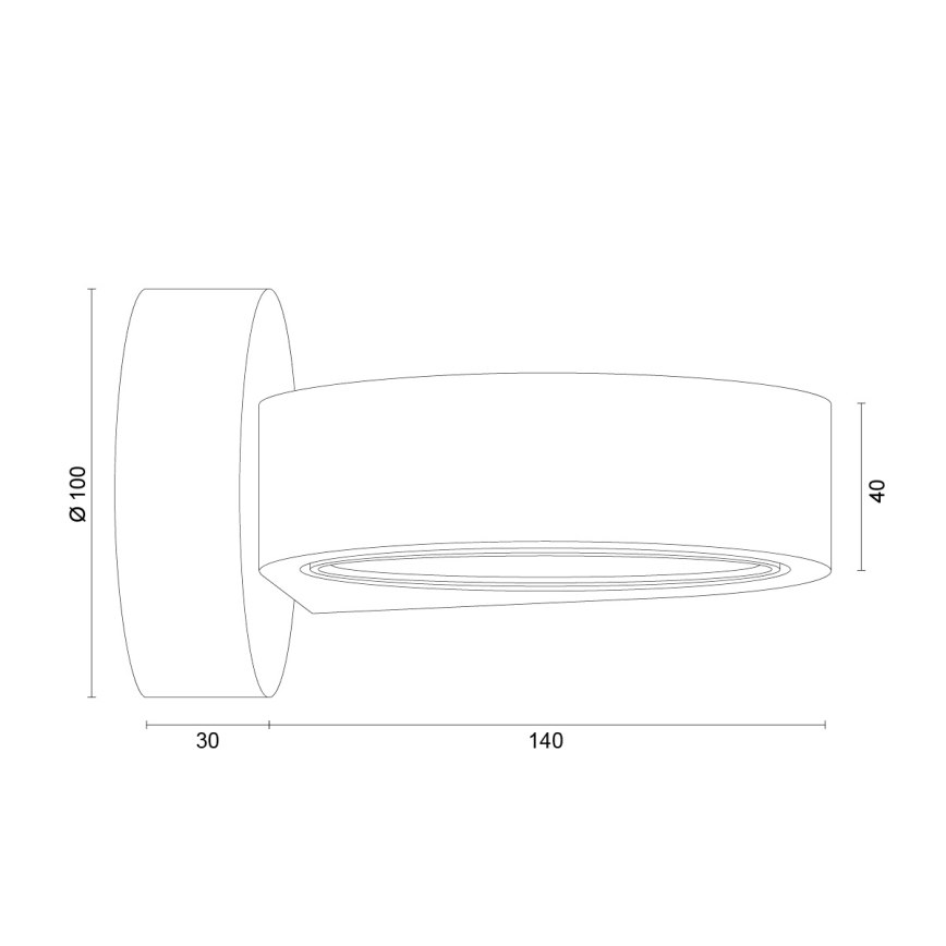 Argon 8901 - Væglampe LOTUS 1xGX53/12W/230V lilla