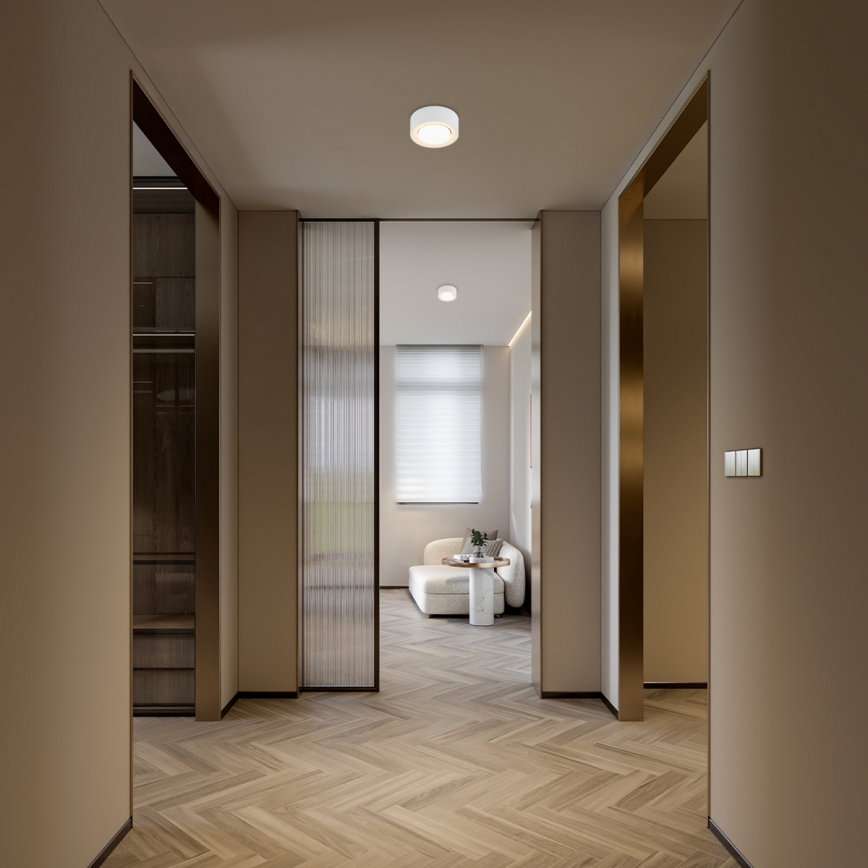 Argon 8915 - Loftlampe ELORA 1xGX53/7W/230V Ø 11 cm hvid