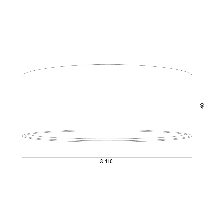 Argon 8915 - Loftlampe ELORA 1xGX53/7W/230V Ø 11 cm hvid