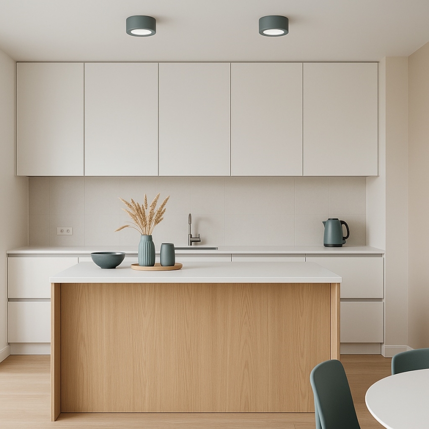 Argon 8917 - Loftlampe ELORA 1xGX53/7W/230V Ø 11 cm grå