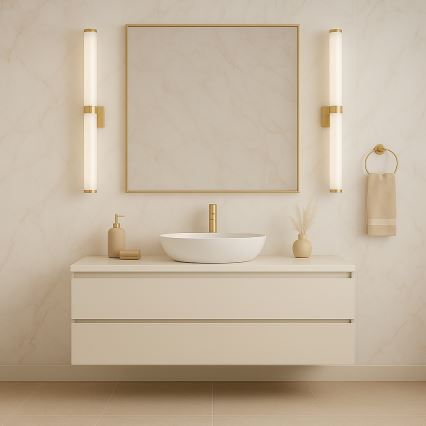 Argon 8926 - LED badeværelsesbelysning til spejl BATUMI LED/24W/230V 3000K IP44 guld