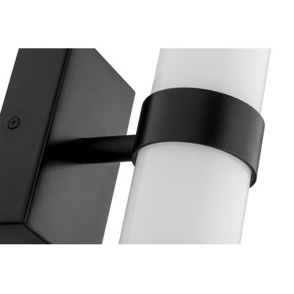 Argon 8927 - BATUMI LED-spejlbelysning til badeværelset, 24W, 230V, 3000K, IP44, sort