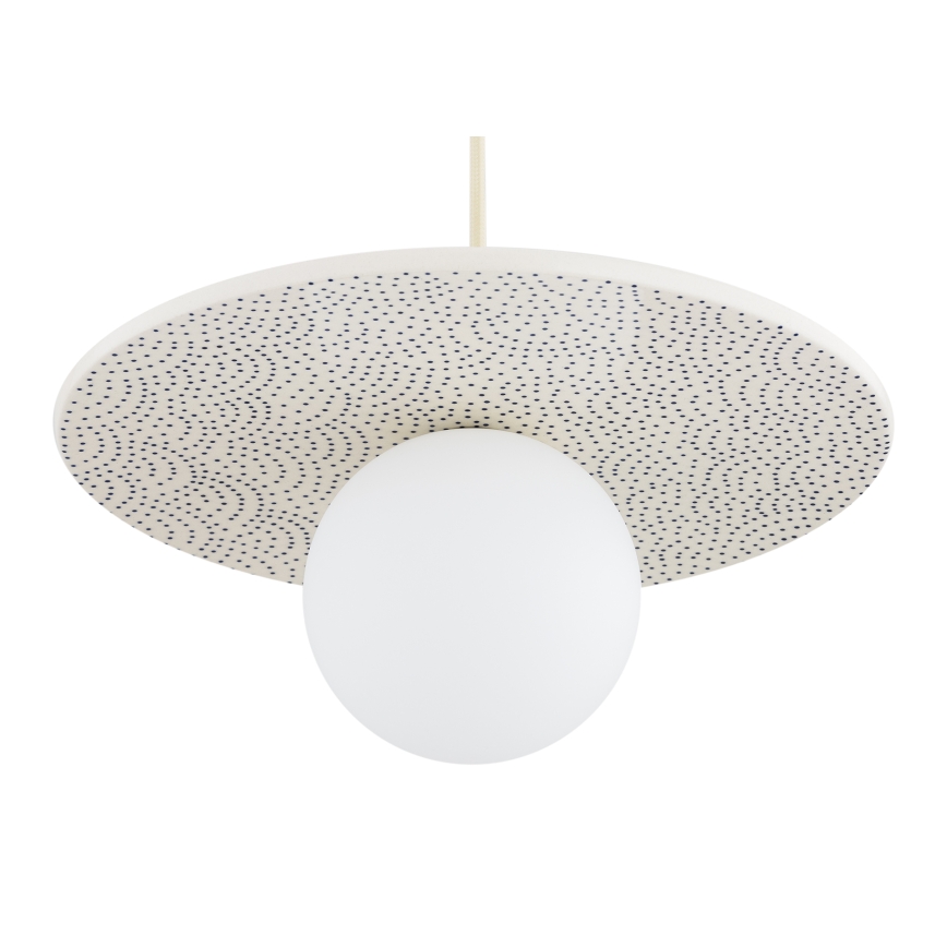 Argon 8949 - Pendel med kabelophæng BOLL 1xG9/6W/230V hvid