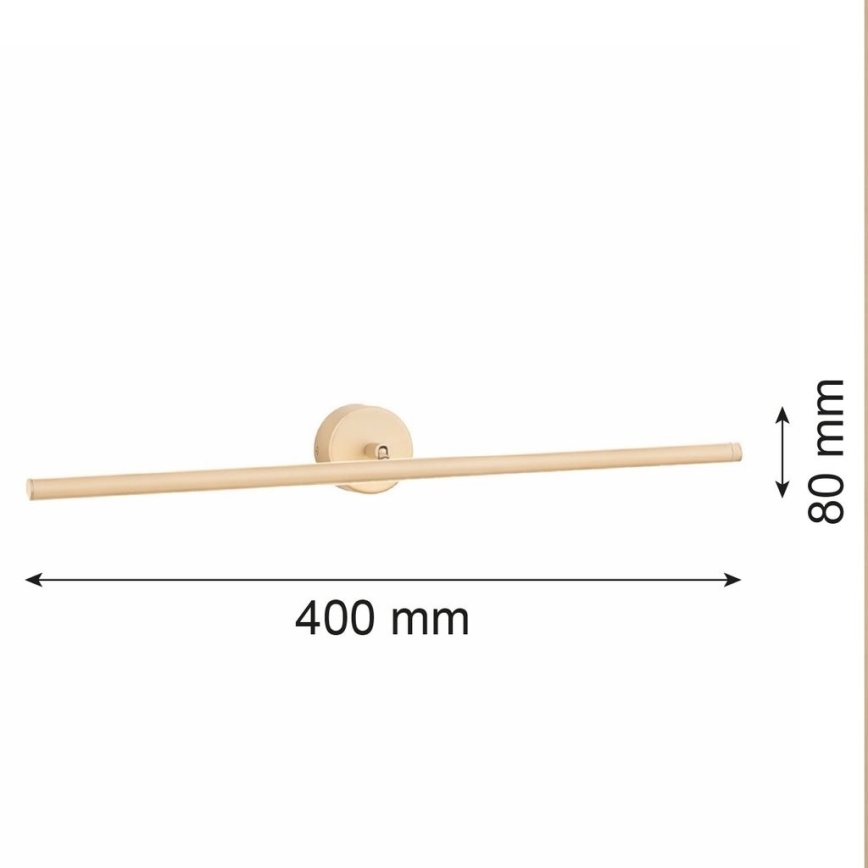 Argon 8992 - LED billedlampe MIRI LED/7,2W/230V 3000K 40 cm beige