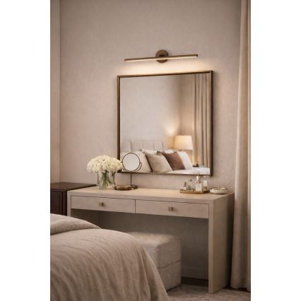 Argon 8993 - LED-billedlampe MIRI LED/7,2W/230V 3000K 40 cm brun