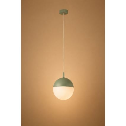Argon 8999 - Udendørs pendel på kabel LIV 1xE27/15W/230V IP44 grøn