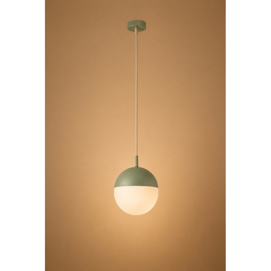 Argon 8999 - Udendørs pendel på kabel LIV 1xE27/15W/230V IP44 grøn