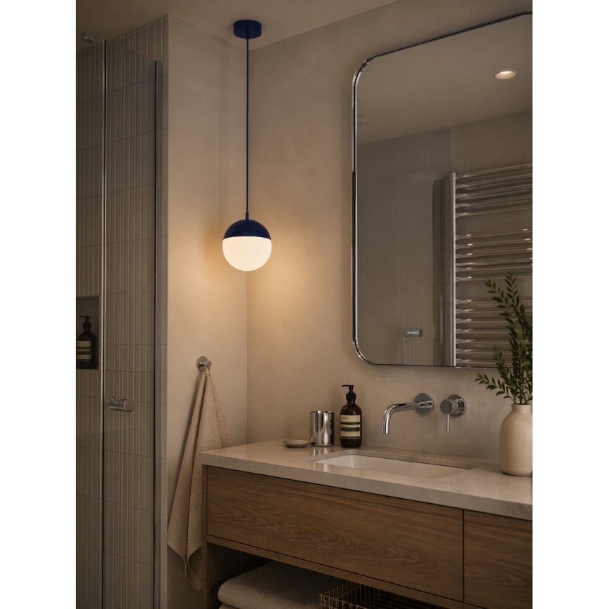 Argon 9000 - Udendørs pendel på ledning LIV 1xE27/15W/230V IP44 blå