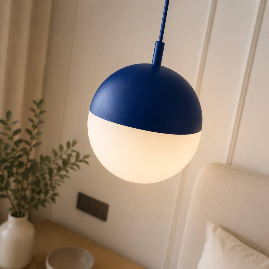 Argon 9000 - Udendørs pendel på ledning LIV 1xE27/15W/230V IP44 blå