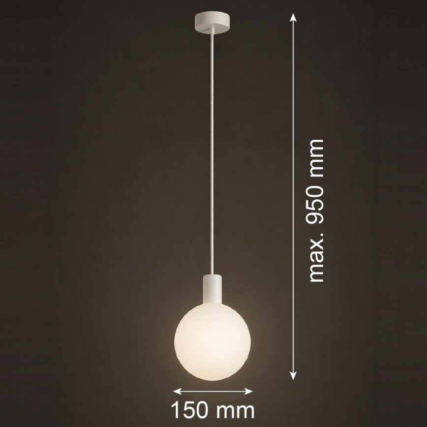 Argon 9004 - Udendørs pendel på kabel ORE 1xG9/6W/230V IP44 hvid