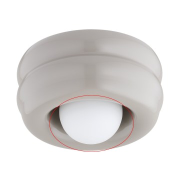 Argon - Erstatningsglas til armatur TEVO G9, Ø 19 cm