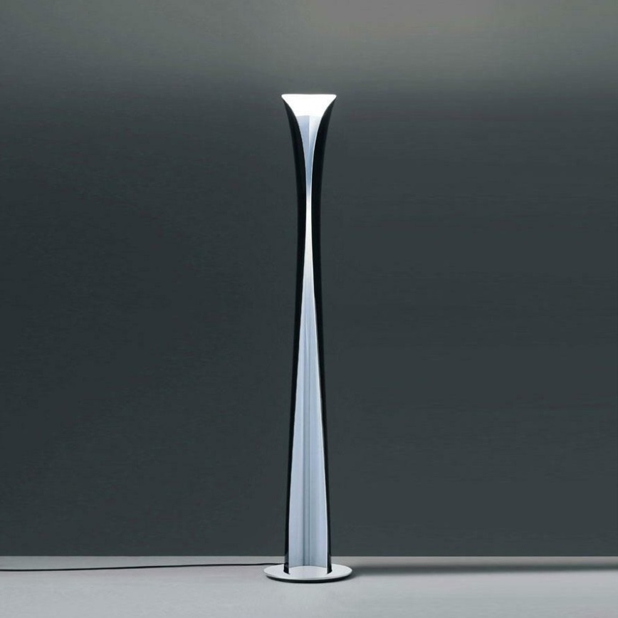 Artemide 1361010A - LED gulvlampe CADMO LED/44W/230V + 1xGU10/10W/230V sort
