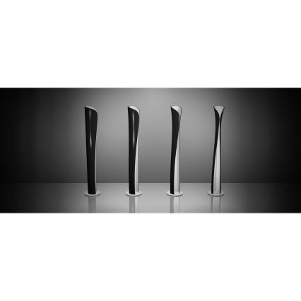 Artemide 1361010A - LED gulvlampe CADMO LED/44W/230V + 1xGU10/10W/230V sort