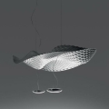 Artemide 1513010A - Pendel COSMIC ENGEL 2xR7s/11W/230V skinnende krom