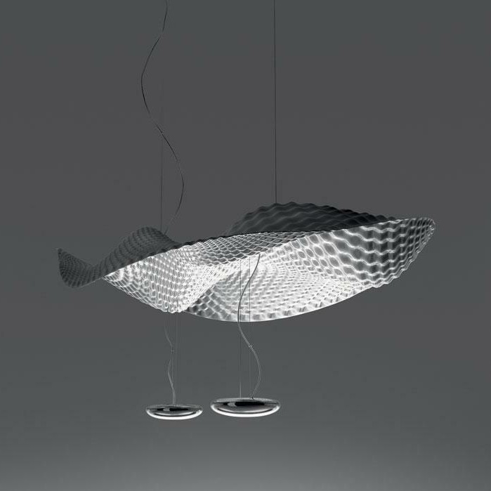 Artemide 1513010A - Pendel COSMIC ENGEL 2xR7s/11W/230V skinnende krom